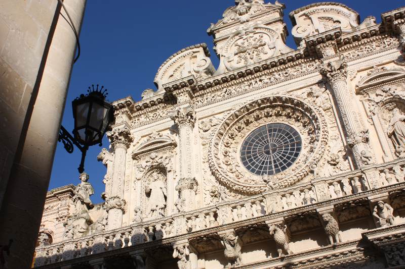 Sights in Lecce: the Basilica of Santa Croce